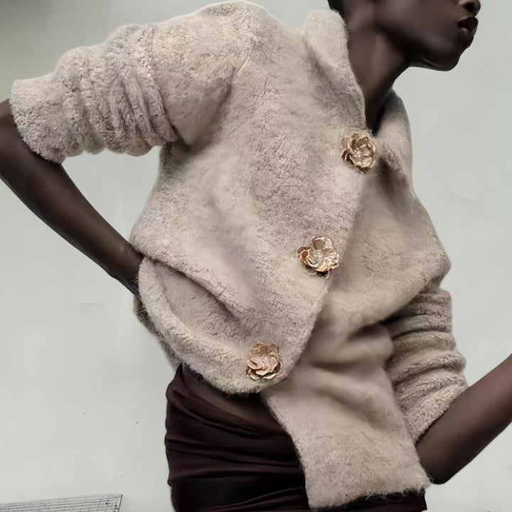 Damen Kuschelige Wohlfühljacke Drune