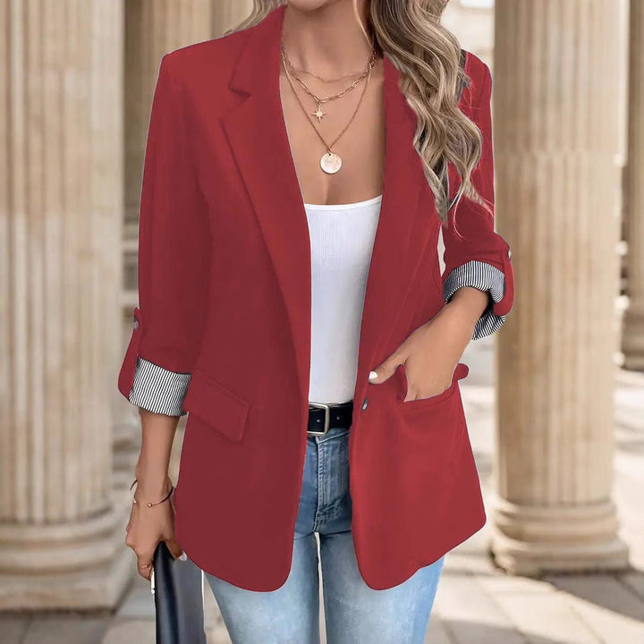 Damen Blazer mit Streifenmuster Drune