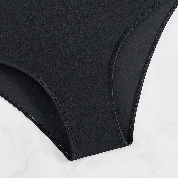 Damen Hochtaillierte Badeshort Drune