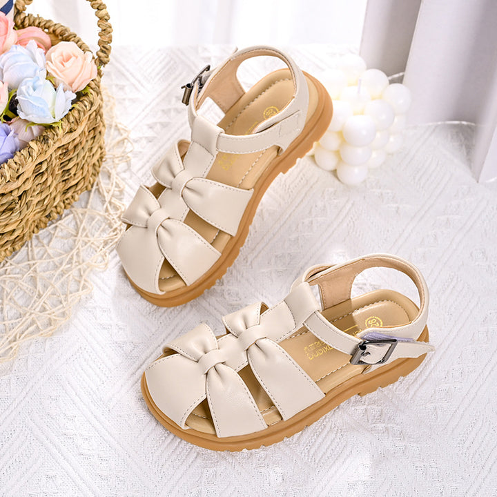 Damen Komfortable Sandalen mit Schleifen Drune