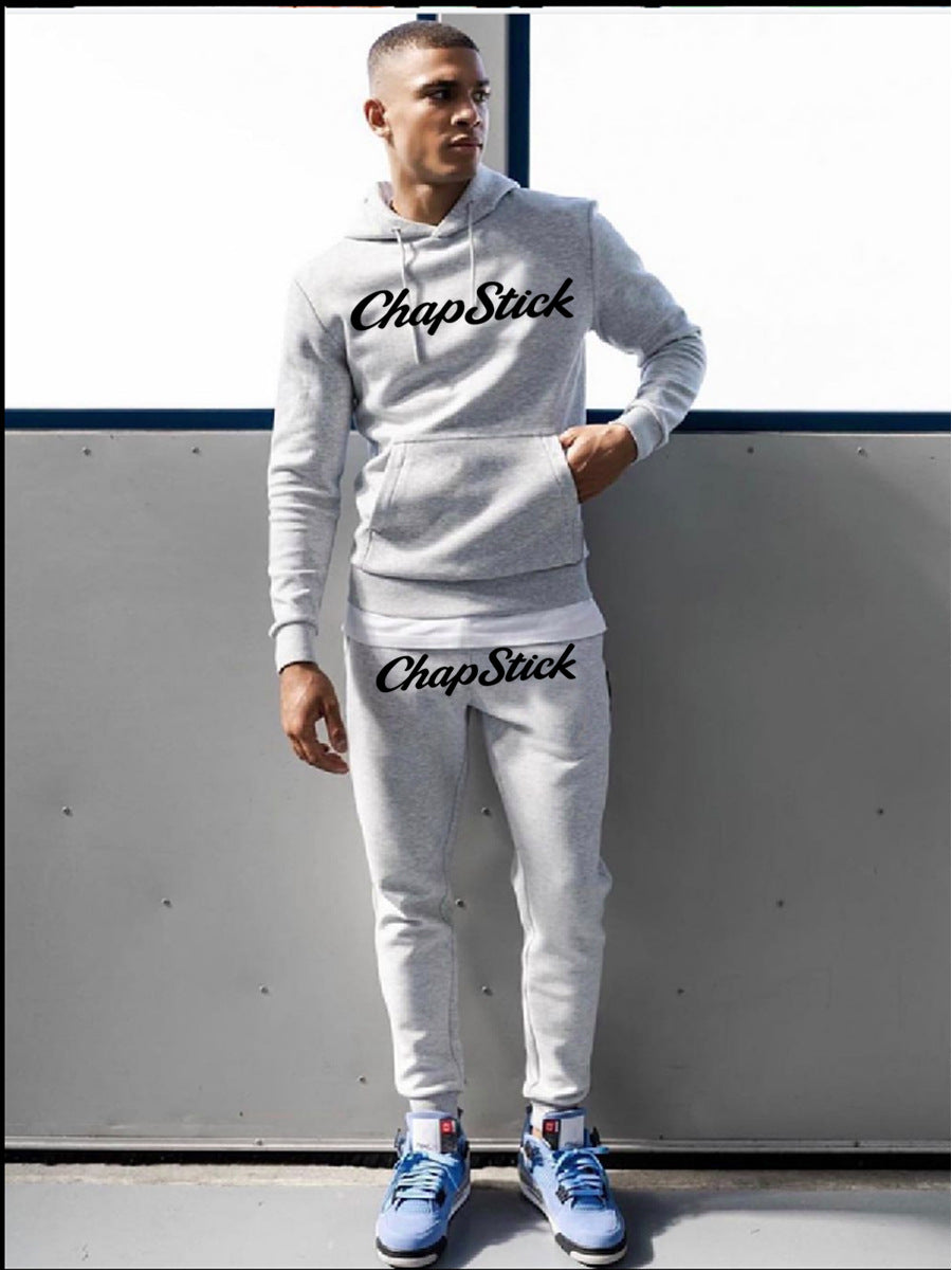 Damen Hoodie- und Jogginghose-Set mit modernem Schriftzug Drune