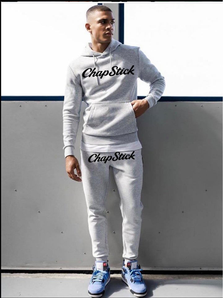 Damen Hoodie- und Jogginghose-Set mit modernem Schriftzug Drune
