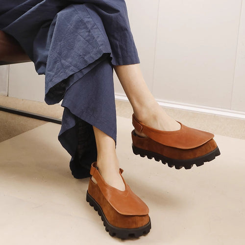 Damen Luftige Slip-On Sandalen mit ergonomischer Sohle und praktischem Riemen Drune