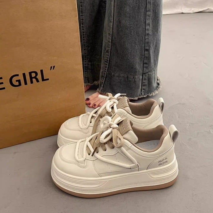 Damen modische Plateau-Sneaker mit innovativem Komfort und atmungsaktiver Sohle Drune