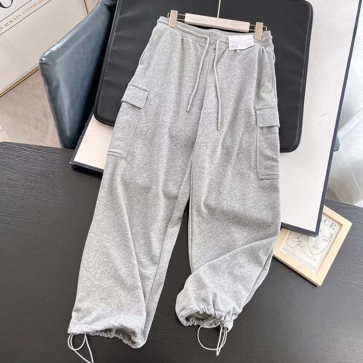 Damen Bequeme Cargo-Hose Drune