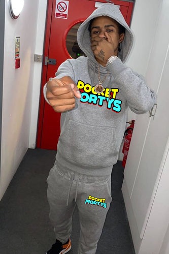 Damen gemütliches Hoodie- und Jogginghose-Set mit fröhlichen Motiven Drune