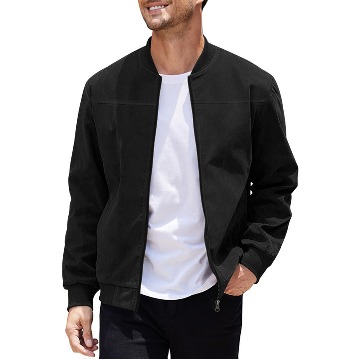 Herren stylische Bomberjacke mit sportlichem Schnitt Drune