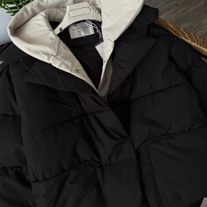 Damen Steppjacke mit großzügiger Kapuze und modernem Schnitt Drune