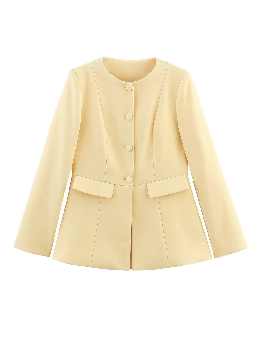 Damen Elegante Blazerjacke mit feinen Knopfdetails und praktischen Taschen Drune
