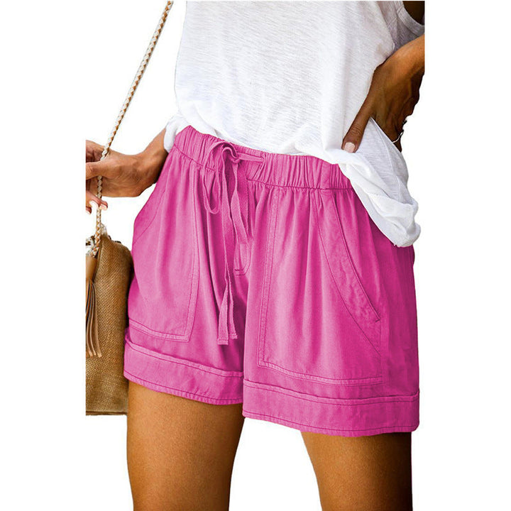Damen Bequeme Sommer-Shorts mit elastischem Bund und praktischen Taschen Drune