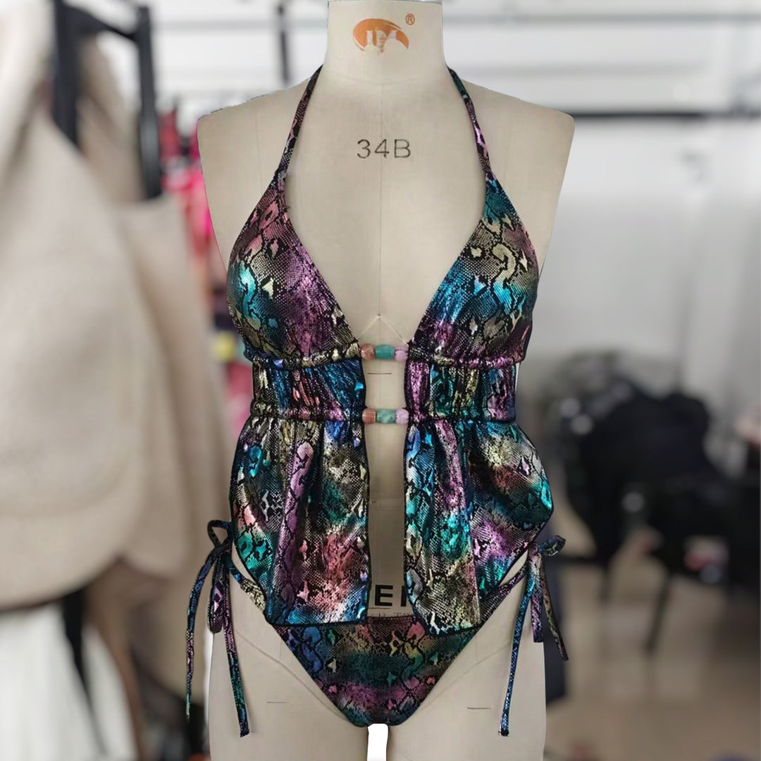 Damen Trendy Badeanzug mit einzigartigem Design Drune