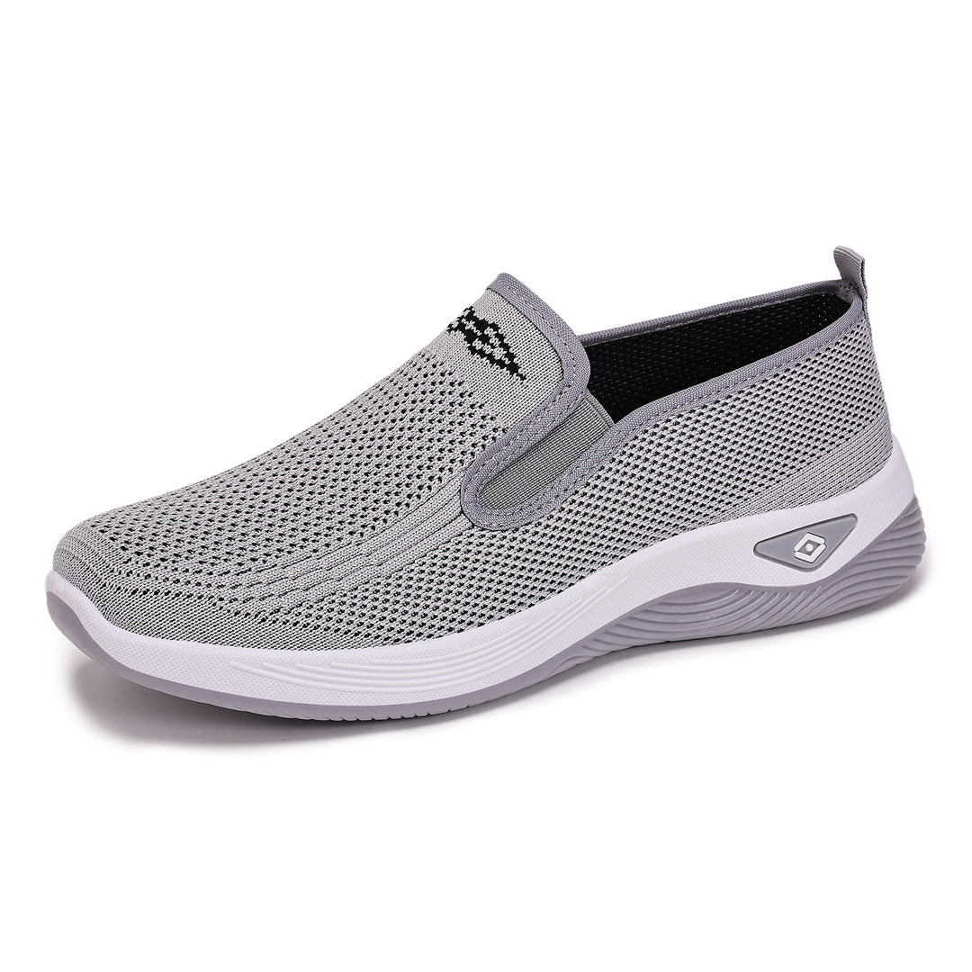 Damen nan atmungsaktiver gestrickter Slip-On Freizeitschuh mit dämpfender EVA-Sohle Drune