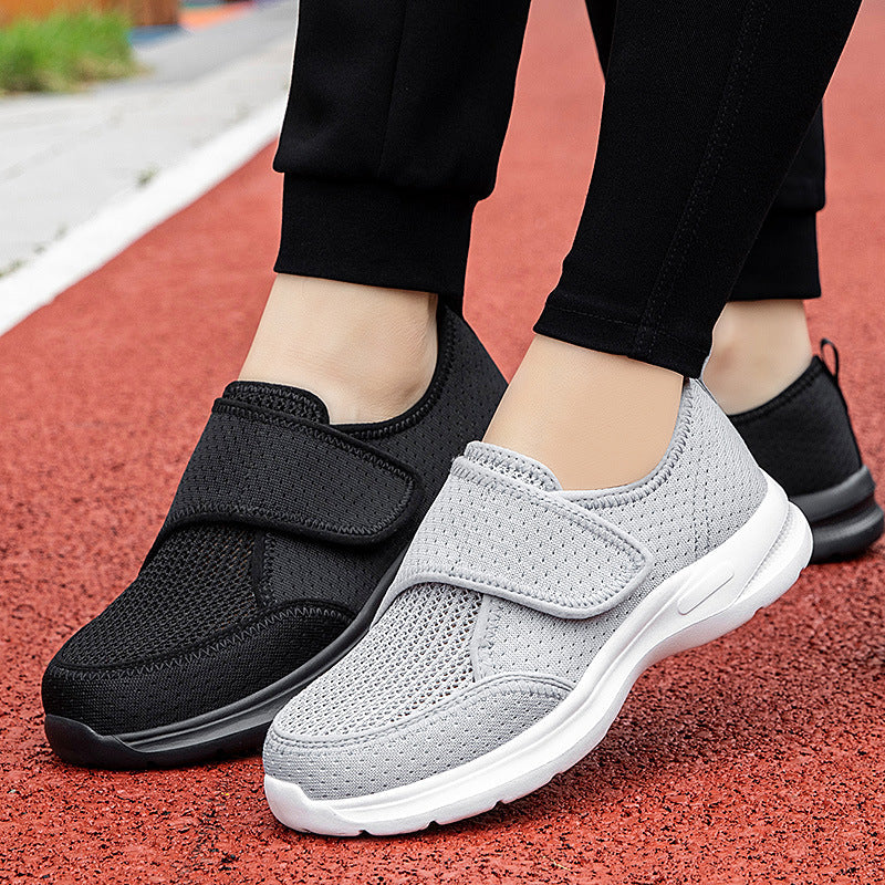 Damen Atmungsaktive Freizeit-Schuhe mit verstellbarem Klettverschluss Drune