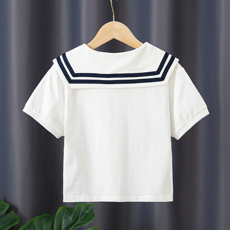 Damen Polo Shirt mit maritimem Kragen Drune