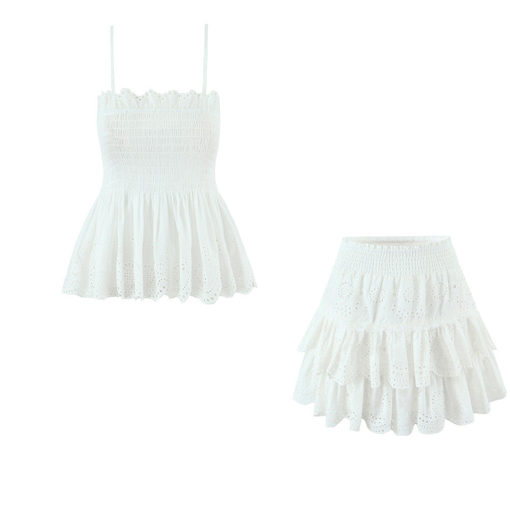 Damen Baumwoll Rüschenshorts Drune