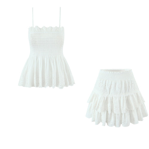 Damen Baumwoll Rüschenshorts Drune