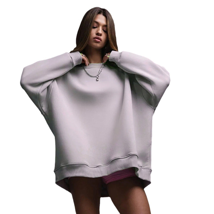 Damen Oversized Sweatshirt mit hohem Komfort und trendy Schnitt Drune