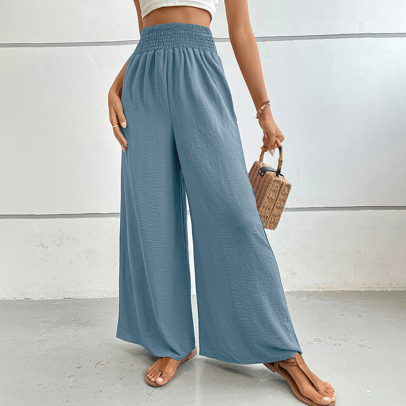 Damen elegante weite Palazzo-Hose Drune