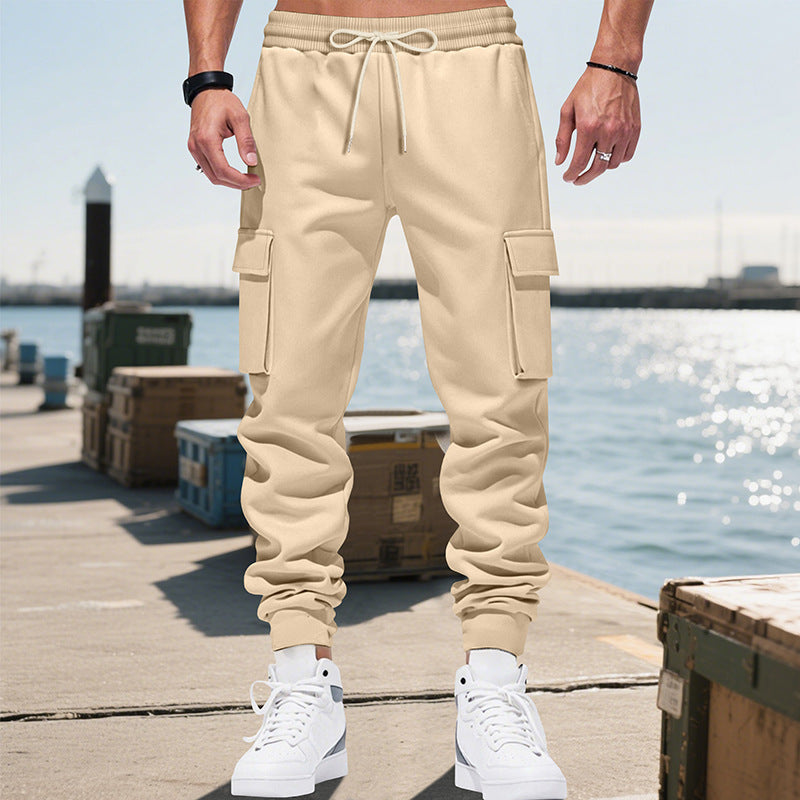 Herren Cargo-Hose mit elastischem Bund und praktischen Seitentaschen Drune