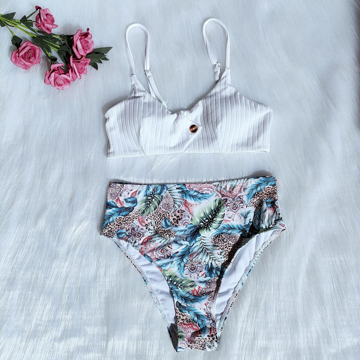 Damen Bikini-Set mit floralem Design und modischem Schnitt Drune