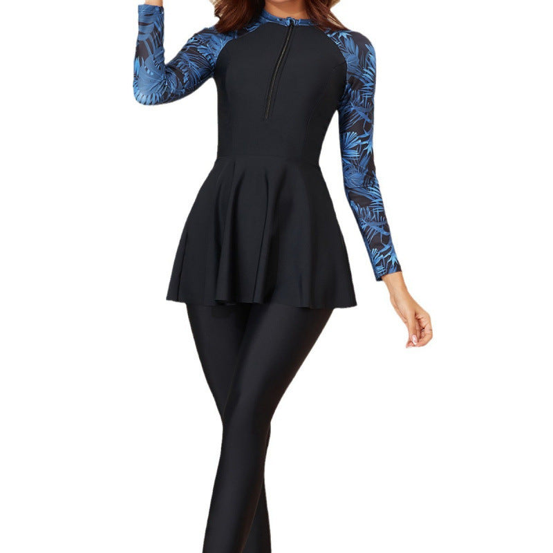 Damen Schwimmuniform mit langen Ärmeln Drune