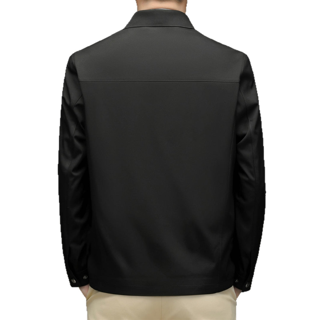 Herren moderne Übergangsjacke mit atmungsaktiver Membran und praktischem Stehkragen Drune