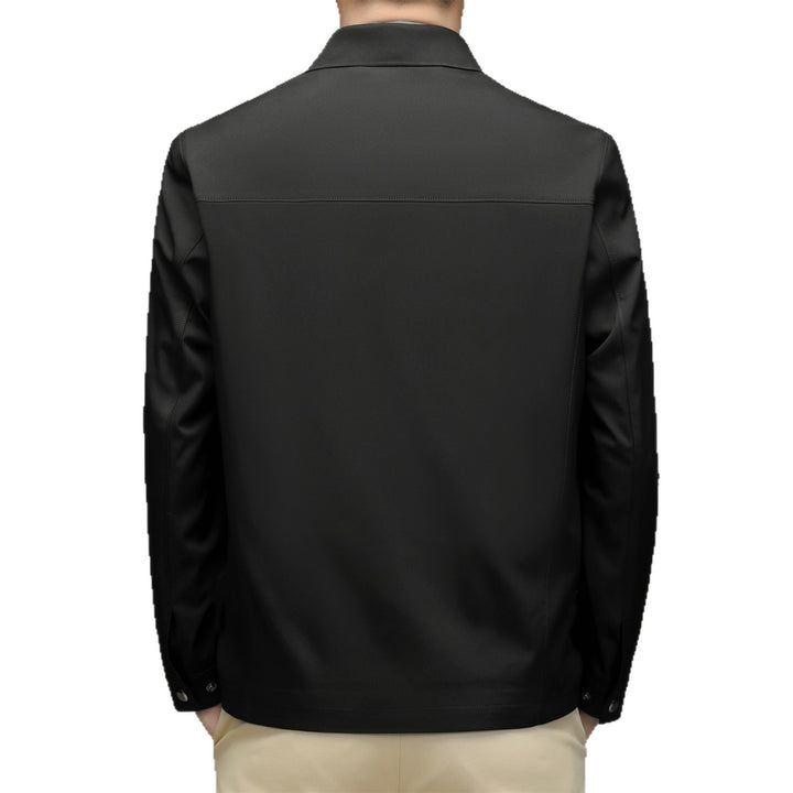 Herren moderne Übergangsjacke mit atmungsaktiver Membran und praktischem Stehkragen Drune