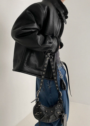 Drune | Kunstleder Fliegerjacke