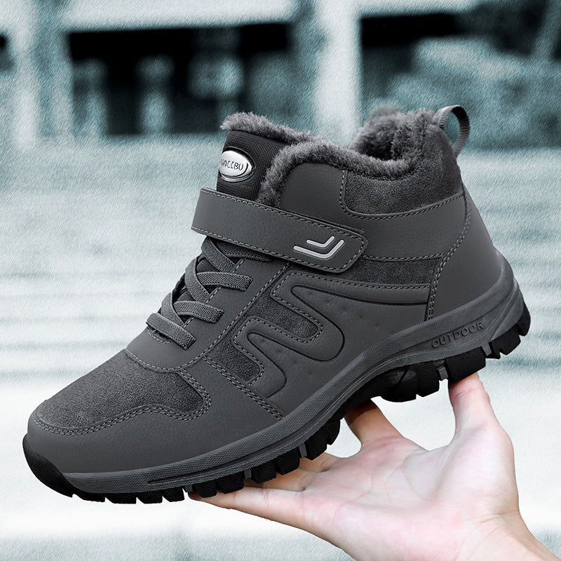 Damen Winterliche Trekkingstiefel mit rutschfester Sohle und isolierendem Futter Drune