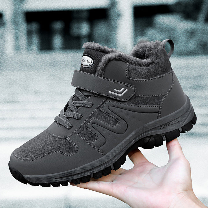 Damen Winterliche Trekkingstiefel mit rutschfester Sohle und isolierendem Futter Drune