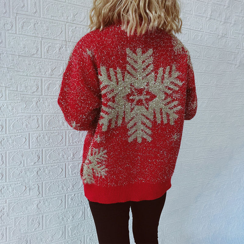 Drune | Klassischer Weihnachtsstrickpullover für Damen