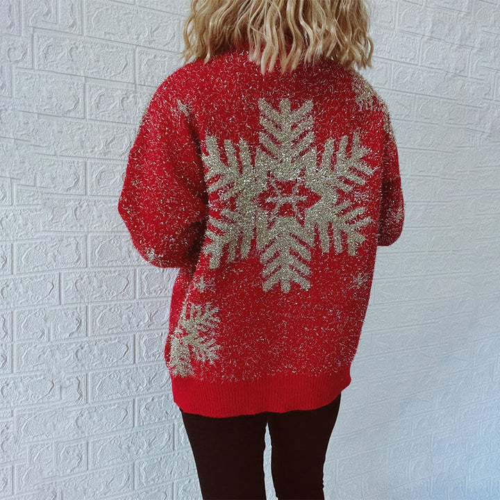 Drune | Klassischer Weihnachtsstrickpullover für Damen