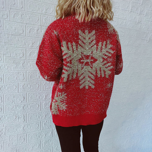 Drune | Klassischer Weihnachtsstrickpullover für Damen
