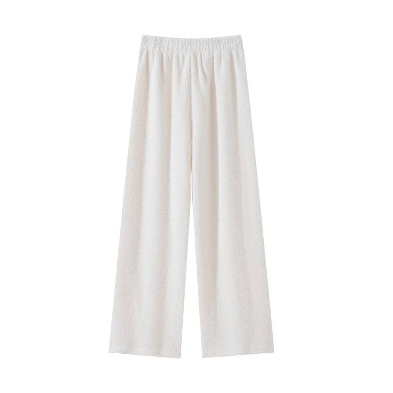 Damen Weiche Fleece-Hosen mit elastischem Bund Drune