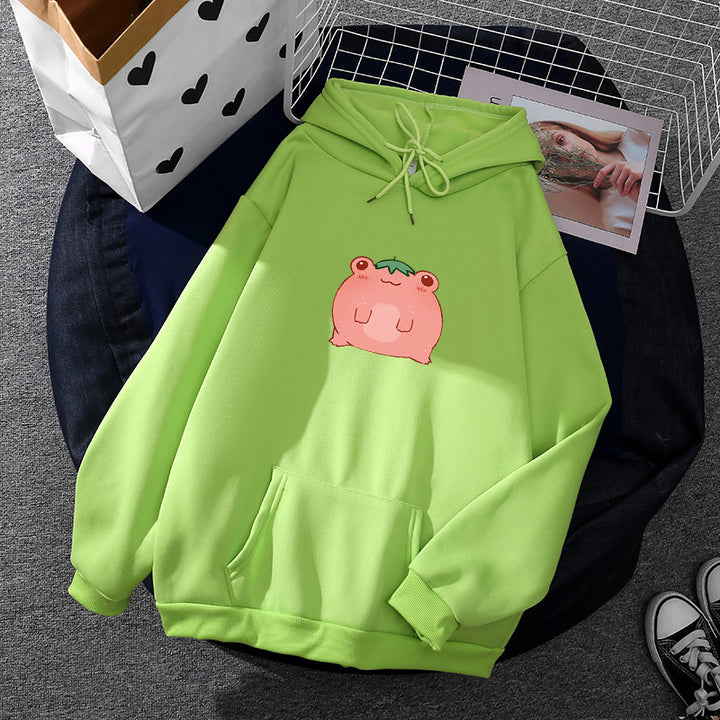 Damen Pullover mit süßem Froschdesign Drune