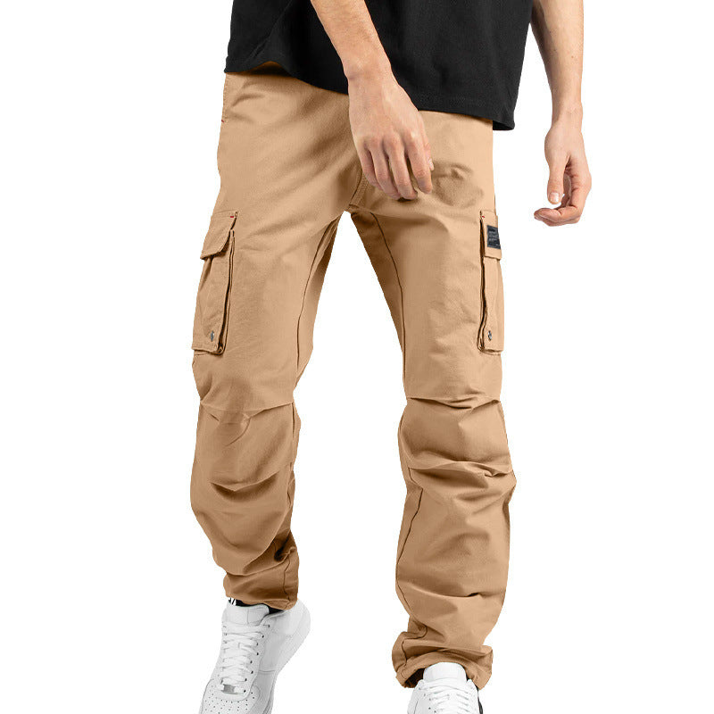 Herren nan urban-utility Cargo-Joggerhose mit verstärkten Klappentaschen, D-Ring-Details und elastischem Knöchelabschluss Drune