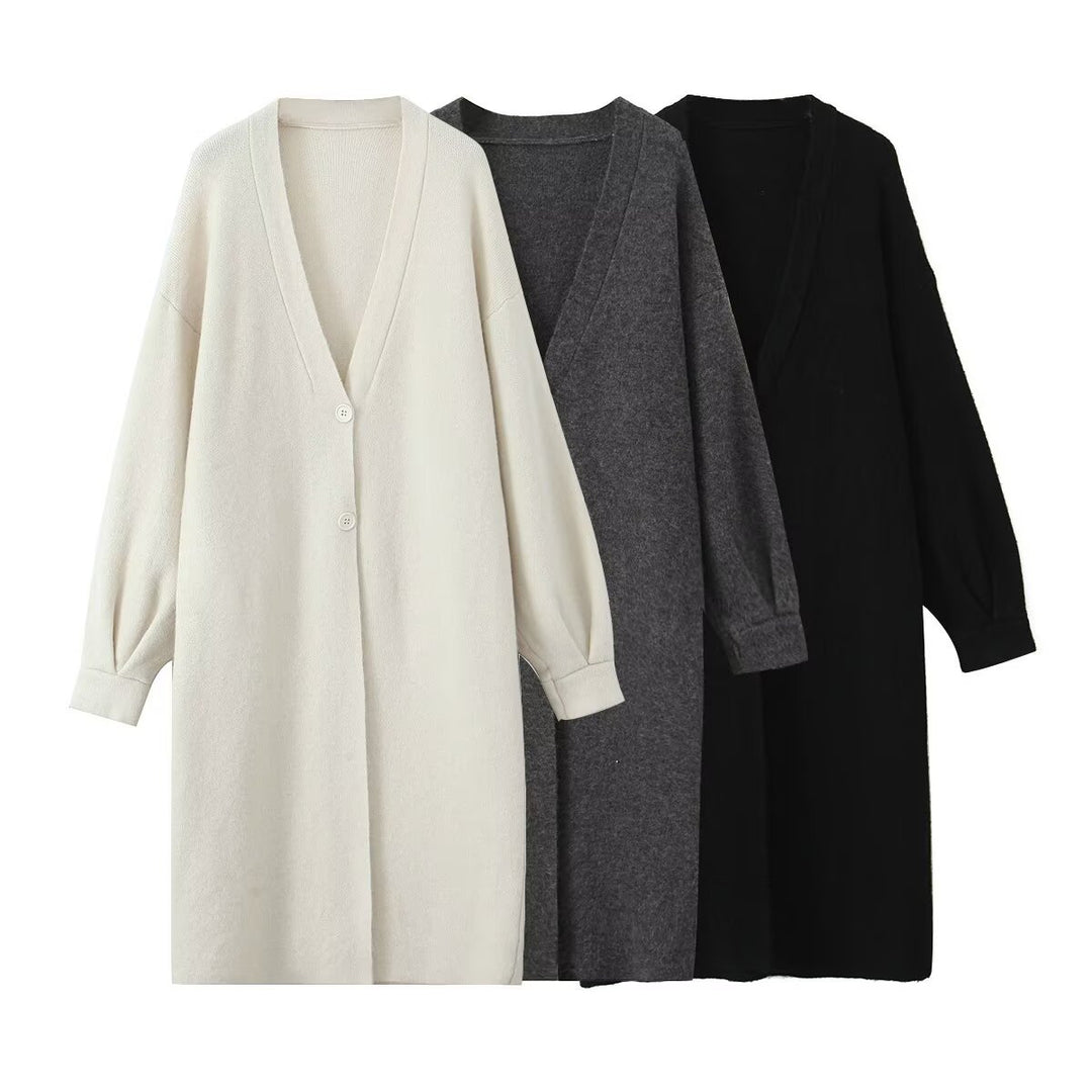 Damen Oversized Strickmantel Drune