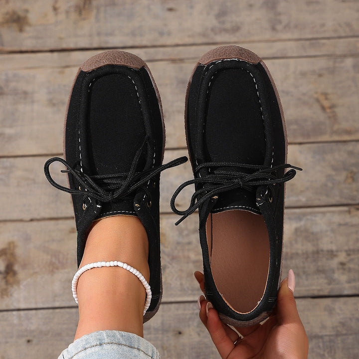 Damen Sneakers im lässigen Design mit komfortabler Schnürung und rutschfester Sohle Drune