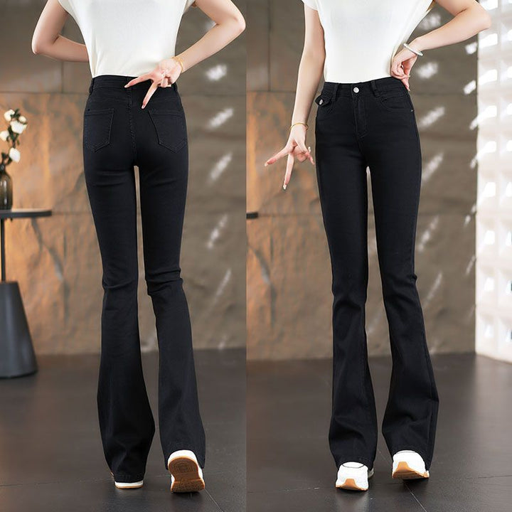 Damen High-Waist Bootcut Jeans mit eleganter Passform Drune