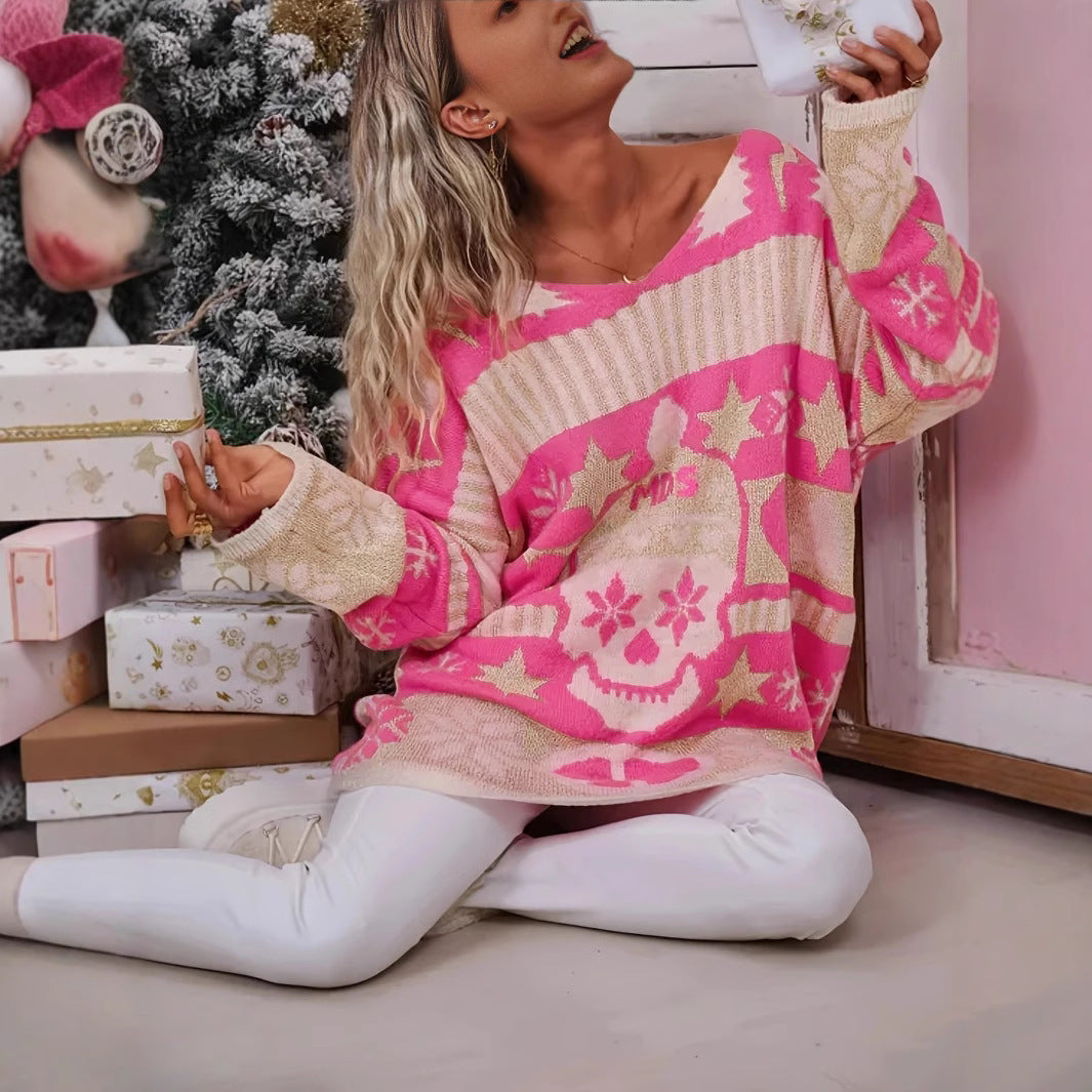Damen Kuscheliger Oversized-Pullover Drune