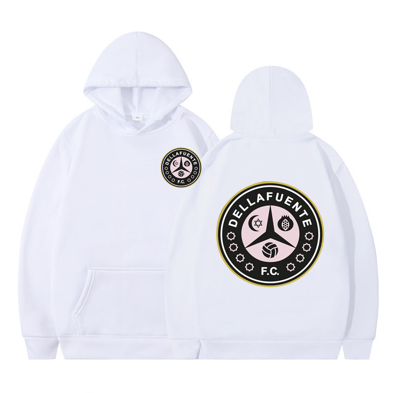 Damen Kapuzenpullover mit markantem Logo und weichem Fleece Drune