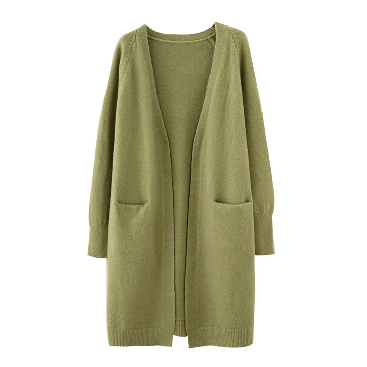 Damen lässiger Longcardigan Drune