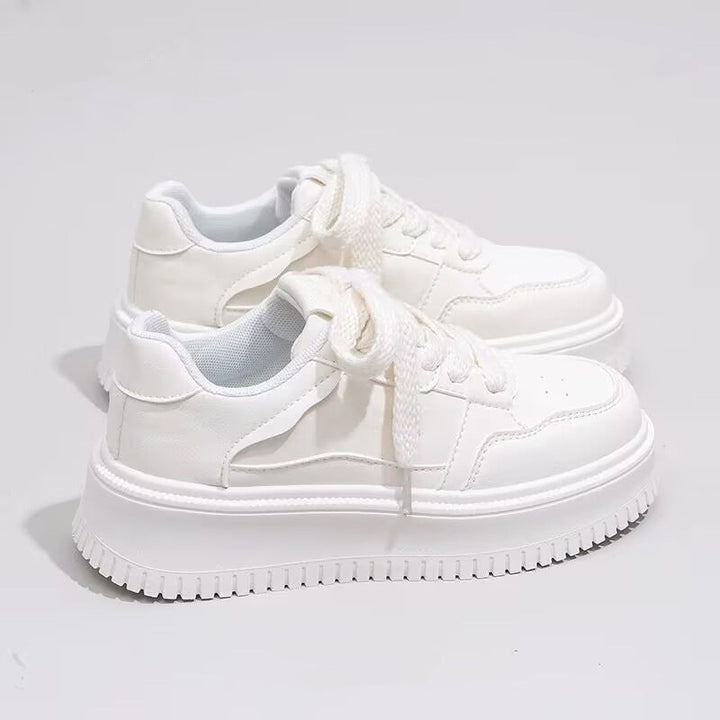 Damen Sportliche Sneakers mit dicker Laufsohle und atmungsaktiver Fütterung Drune