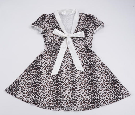 Damen Nachtwäsche Kimono mit tierischem Muster Drune