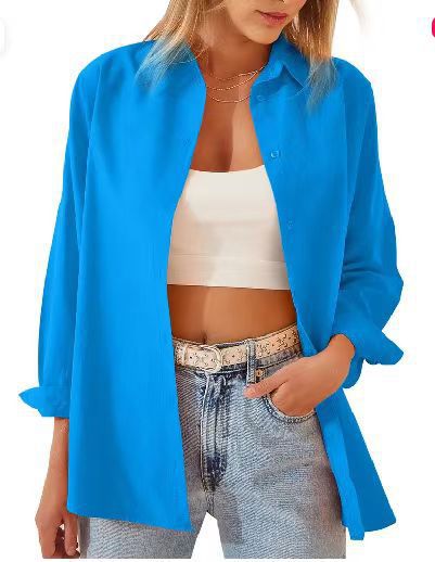 Damen Hemdbluse im lässigen Schnitt mit langen Ärmeln und modernen Details Drune