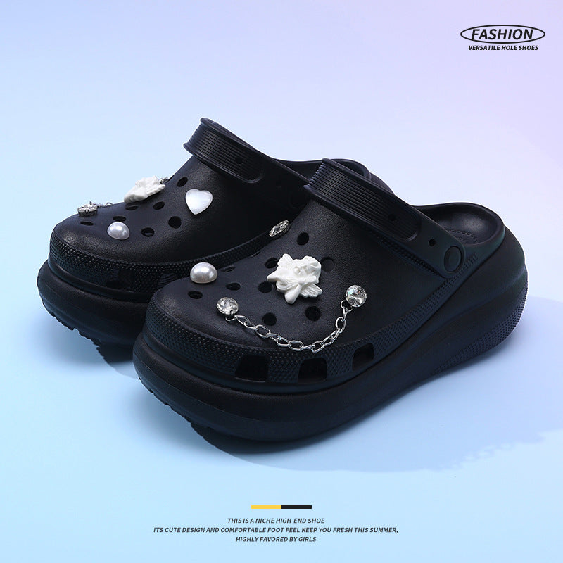 Femme Dekorative Freizeit Clogs Drune