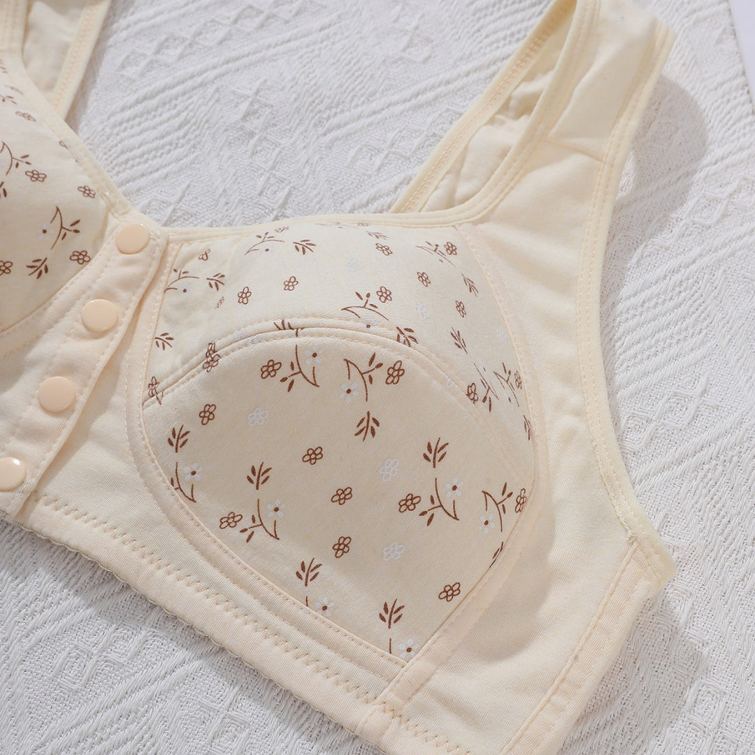 Damen Bequemer und stilvoller BH mit floralem Design Drune