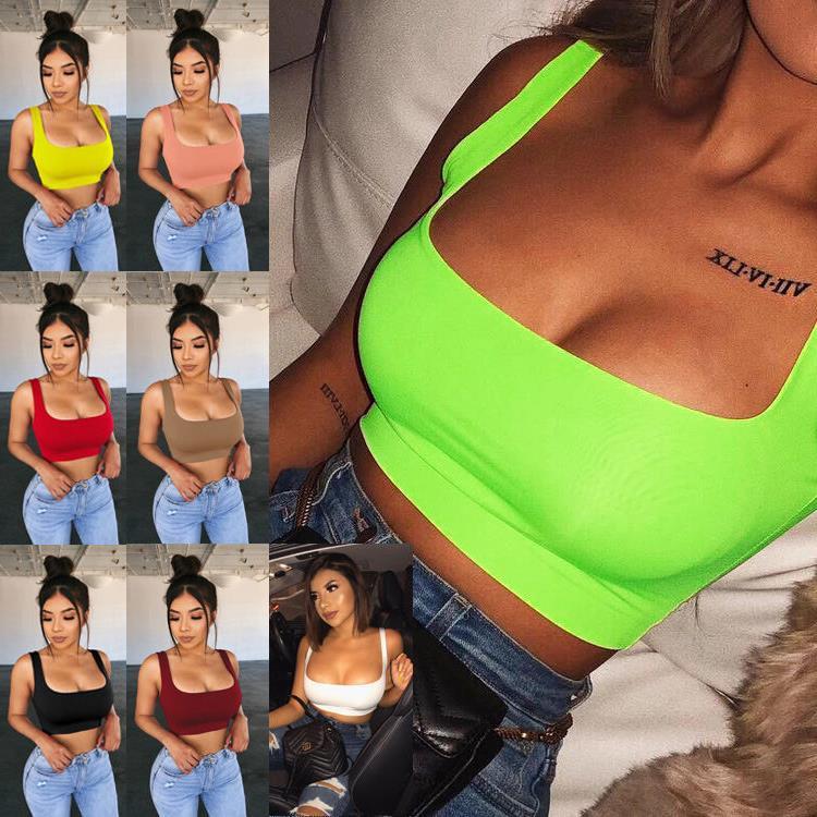 Damen Crop Top mit anschmiegsamem Schnitt Drune