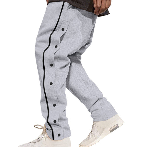Herren lässige Sporthose mit praktischer Knopfleiste und atmungsaktivem Material Drune