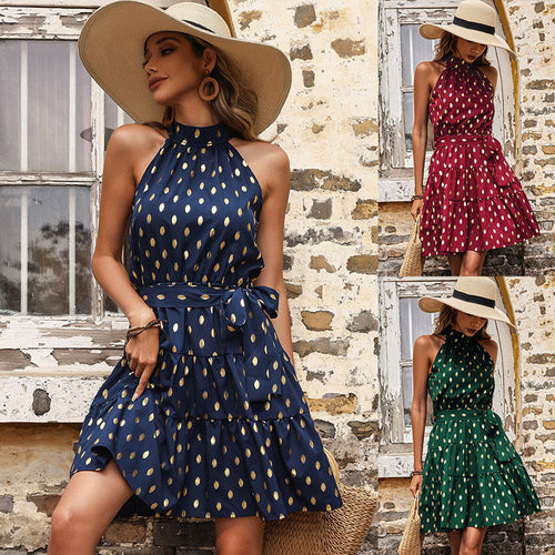Damen Sommerliches Wickelkleid mit verspieltem Rüschendesign und Taillengurt Drune